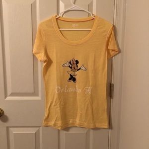NEW Gear Disney Yellow Minnie Mouse Orlando Shirt